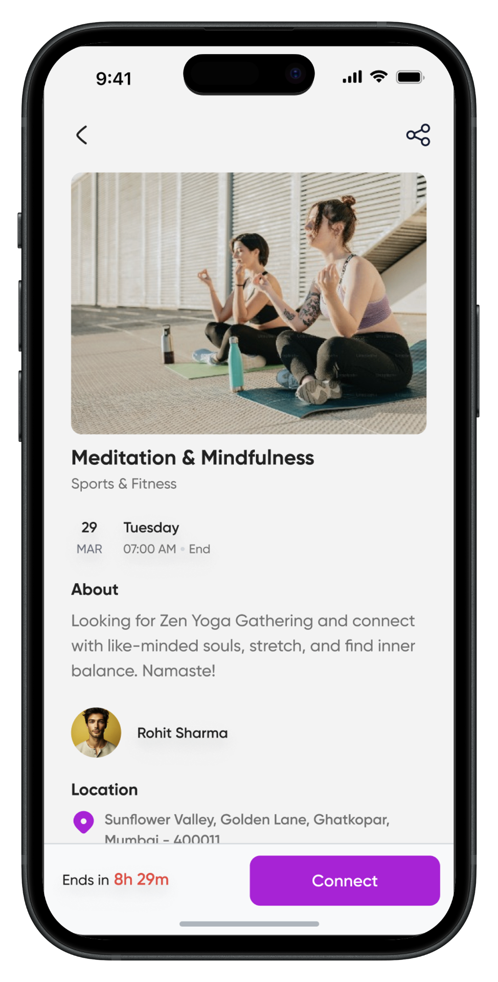 Find Your Activity & Connect